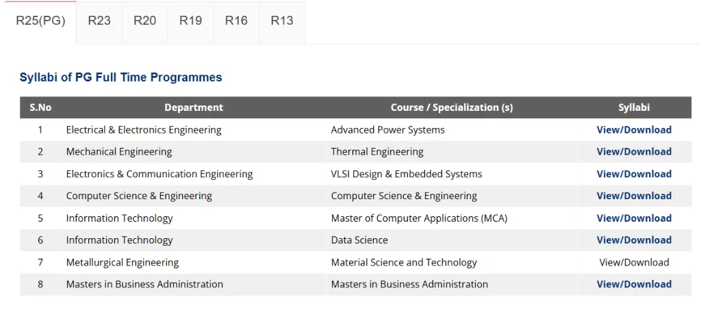Syllabus